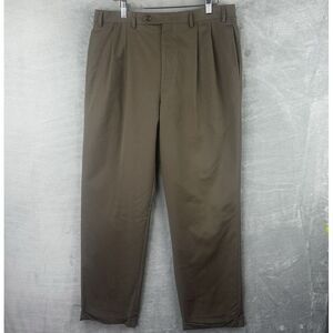 ralph lauren dress pants men‎ 35x32 Brown Wool Trousers